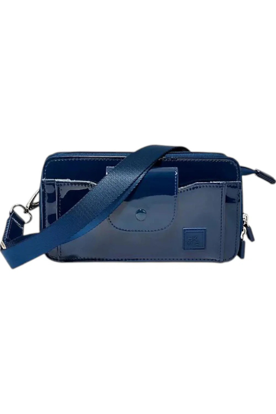 IHKWIP The Oh-My-Posh RFID Wallet Crossbody Blue Patent